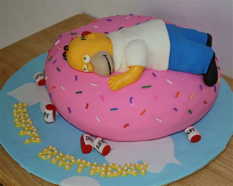 Homer Simpson Cake By Kb Cakes Kbcakesme Homer Simpson Cake Simpsons Cake Cakes Desserts