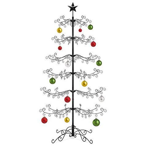 Best Choice Products 6ft Wrought Iron Ornament Display Christmas Tree W