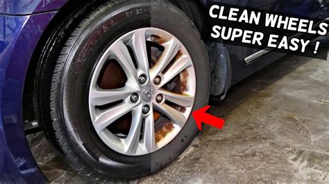 How To Clean Car Wheels Rims Cheap And Easy Youtube