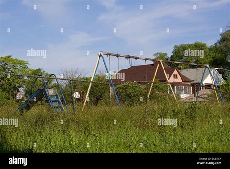 Overgrown Playground Hi Res Stock Photography And Images Alamy