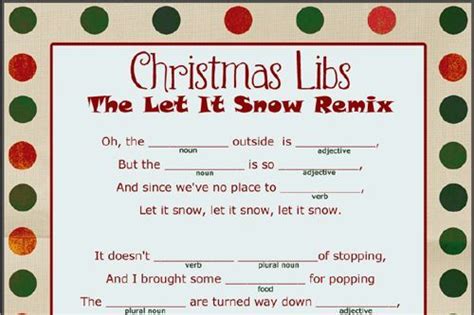 101 Days Of Christmas Christmas Mad Libs Life Your Way Christmas