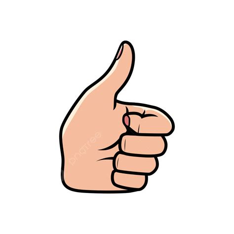 Thumbs Up Sign Clipart Transparent Background Thumb Up Hand Sign