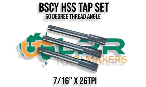 Cycle Thread Bscy 20tpi Tap Sets 716 To 34 Lpr Toolmakers