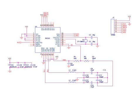 Rc522 Mini Spi的电路原理图免费下载 电子电路图电子技术资料网站