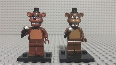 Lego Freddy Fazbear Side By Side Comparison By Sirkobestar On Deviantart