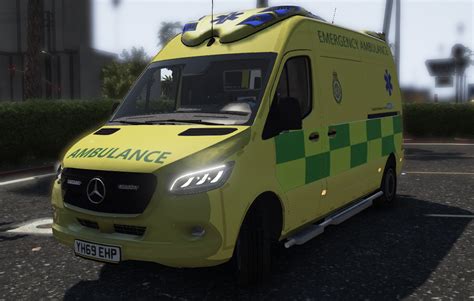 Mercedes Benz Sprinter West Yorkshire Ambulance Skin Gta Mods Com