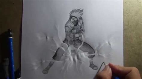 Pencil Drawing Kakashi Hatake Naruto Youtube