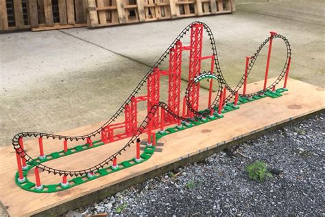Sidewinder Lego Compatible Looping Roller Coaster Roller Coaster