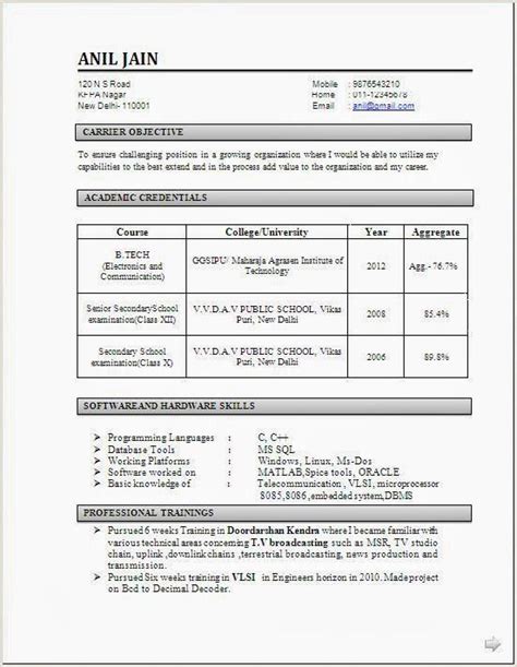 Best cv format for freshers in bangladesh. Fresher Resume format India in 2020 | Engineering resume ...