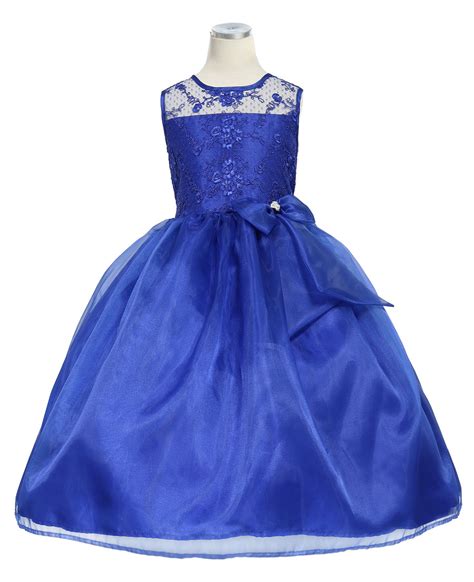 flower girl dress with lace bodice