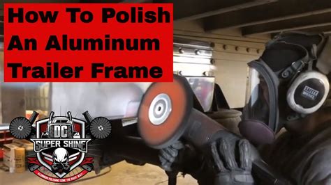 How To Polish A Reitnouer Flat Bed Aluminum Trailer Frame Dc Super