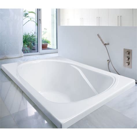 Bathroom design modern bathtub corner tub shower modern bathroom minimalist baths bathroom shower design clarke products eureka ii 60 x 60 drop in/corner soaking bathtub | wayfair. Clarke Products Hallmark 60" x 32" Drop In Soaking Bathtub ...