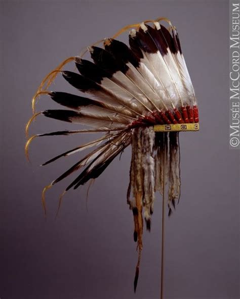 Eagle Feather Headdress Northern Plains Assiniboine Or Nakoda Circa 187th01925  Native