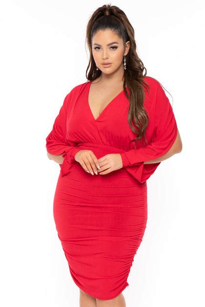 Plus Size Victoria Dress Red Curvy Sense