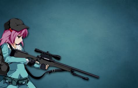 Wallpaper Gun Hitman Weapon Anime Sniper Assassin
