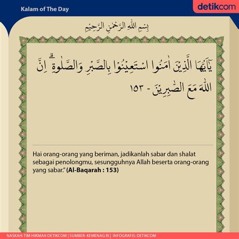 Surat Al Baqarah 153 Allah Swt Bersama Orang Orang Yang Sabar