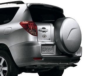 2006 2010 Toyota RAV4 Spare Tire Cover, 17/18, Black