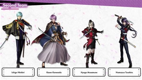 All Characters In Touken Ranbu Warriors Gamepur