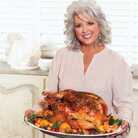 Paula deen does have a recipe for turducken. Thanksgiving Menus--Paula Deen Magazine