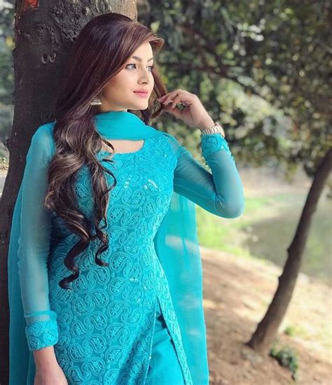 Sky Blue Colour Dress Latest Punjabi Suits Blue Contrast Colour Combination For Dresses Blu