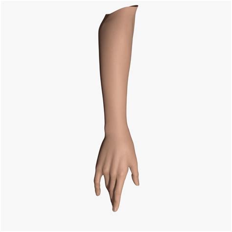 Posed Female Hand 3D Model AD Female Posed Model Hand Fingernail