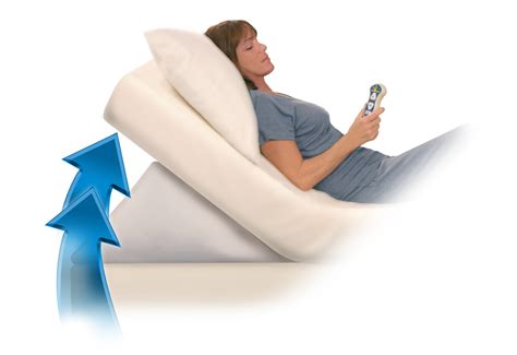 adjustable bed wedge pillow  sharper image