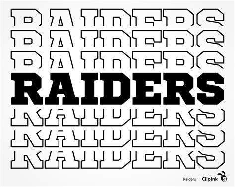 Raiders svg, Sports team svg | svg, png, eps, dxf, pdf - ClipInk
