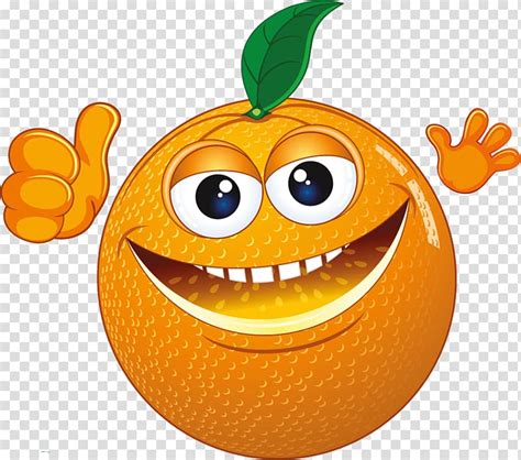 Orange Fruit Cartoon