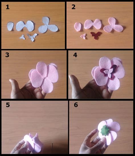 11 Contoh Membuat Bunga Dari Kain Flanel Terbaik Informasi Seputar
