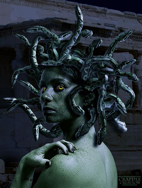 Gorgon Celine By Crapulecreation On Deviantart Medusa Gorgon Medusa