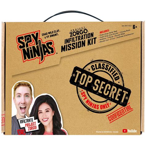 Spy Ninjas Project Zorgo Infiltration Mission Kit Iwoot Uk