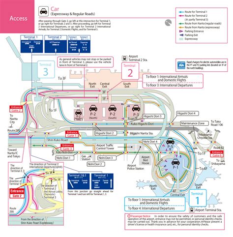Tokyo Narita Airport Terminal Map