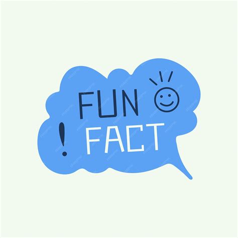 Premium Vector Fun Fact Infographic Icon Blue Speech Bubble