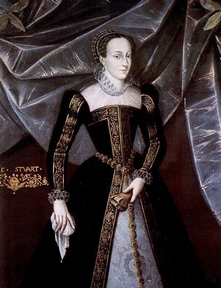 1565 Official Portrait Of Mary Queen Of Scots Blairs Museum The