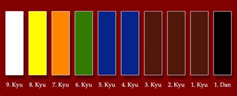 Das gängigste material für karate gürtel display ist holz. 📣 Cinturones De Karate el Orden, Los Colores y el ...