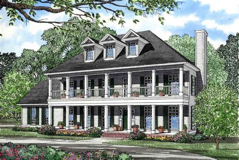 2 Story Farm House Plans With Wrap Around Porch Southern Plan Porches