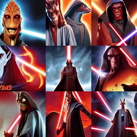 Jar Jar Binks Unveils Himself As The Sith Lord The Stable Diffusion