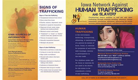 Anti Trafficking Iowa Posters Dvds And Awareness Display Materials