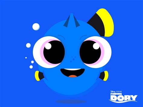 Finding Dory Emoji By Lemongraphic On Dribbble
