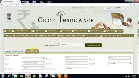 Agriculture is a notoriously risky business, often affected by adverse this is when crop insurance comes into play. PMFBY CROP INSURANCE ONLINE ENTRY - YouTube