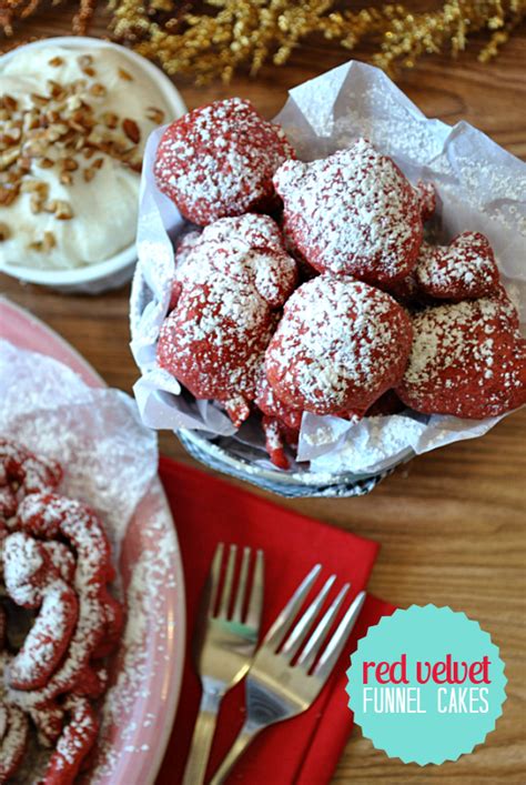 Whether you call 'em hush puppies or corn dodgers, these bacon hush puppies are delicious! Red Velvet Funnel Cakes Recipe | Best Friends For Frosting | Desserts, Funnel cake, Funnel cake ...