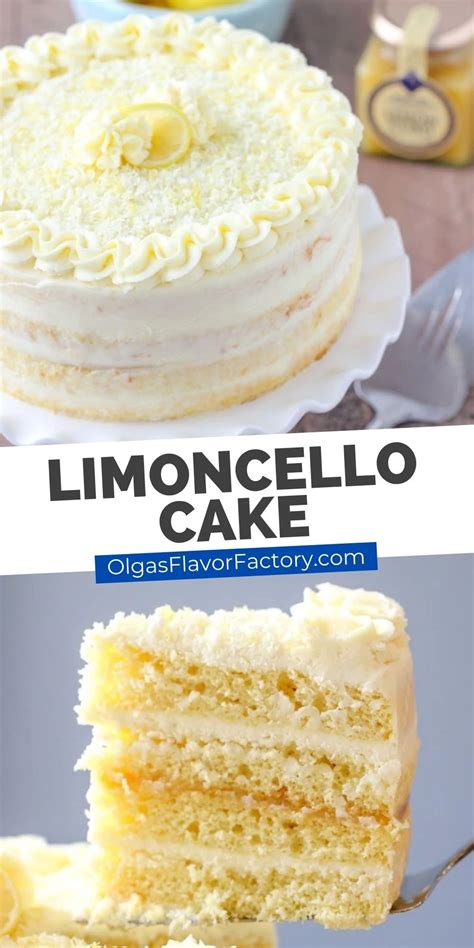 Limoncello Cake Recipe Cake Recipes Lemon Cello Recipe Boozy Desserts