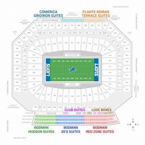Ford Field Seating Chart Monster Jam Elcho Table