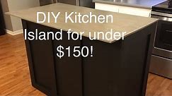 DIY Kitchen Island for under $150.00