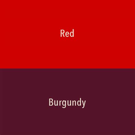 Burgundy Vs Red Whats The Difference Bitdifference