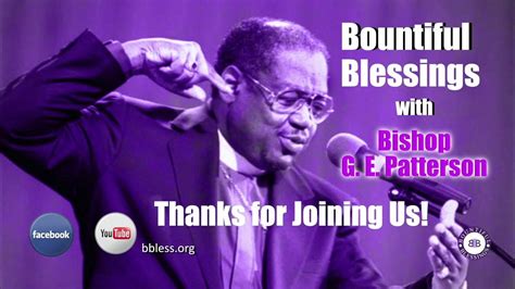 Bishop G E Patterson Healing In The Temple 716 Youtube