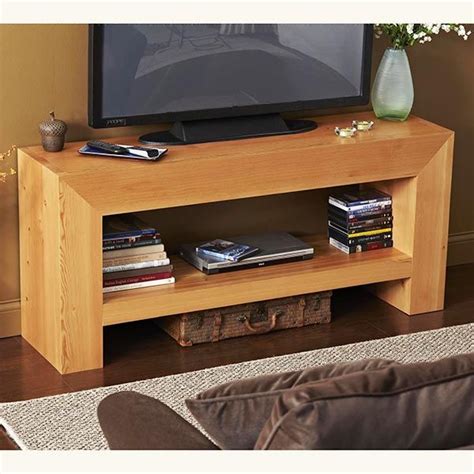 Bold Beautiful Tv Table Woodworking Plan From Wood Magazine