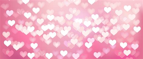 Heartshaped Bright Banner Background Hearts Poster