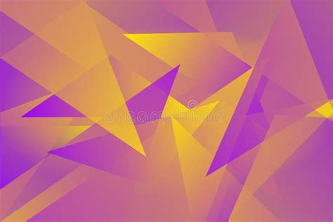 Abstract Colorful Triangle Overlay Vector Background Stock Illustration