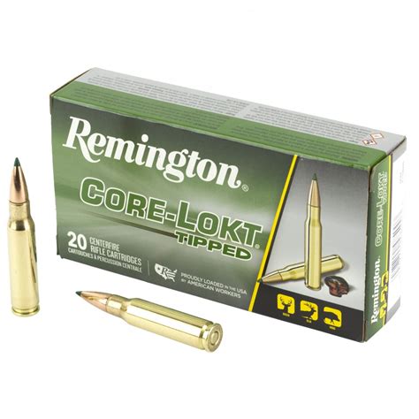 Remington Core Lokt Tipped 308 Winchester 165gr Ammo 20 Rounds